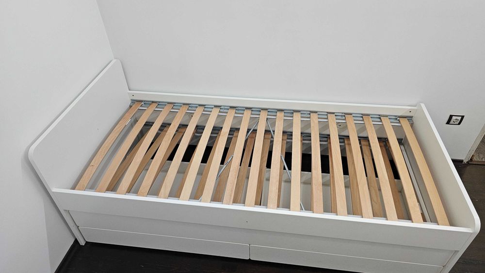 Икеа SLÄKT - легло (детско) 2 в 1 с чекмеджета