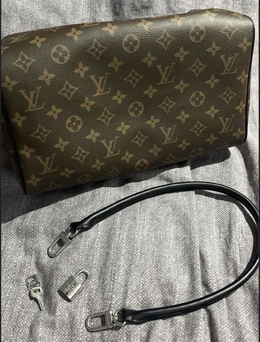 Louis Vuitton Speedy Soft 30 Dark Bag