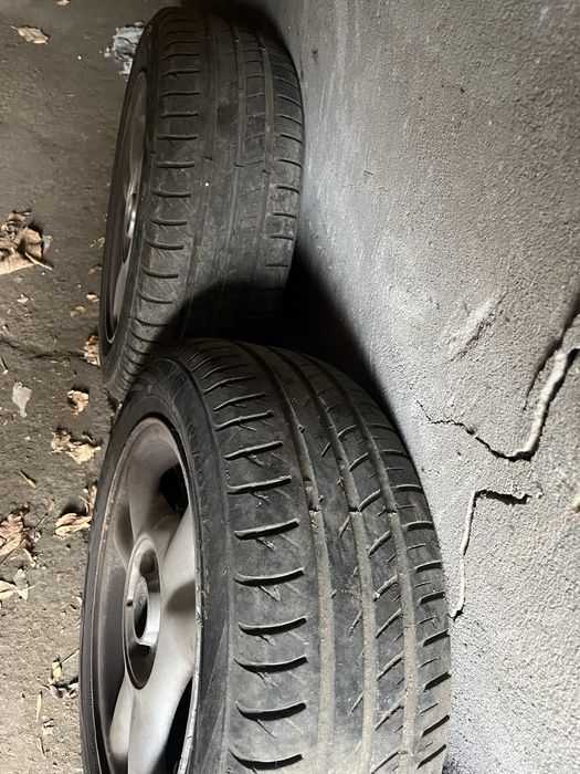 Ляти джанти с летни гуми 14 цола за сеат, фолксваген 4х100