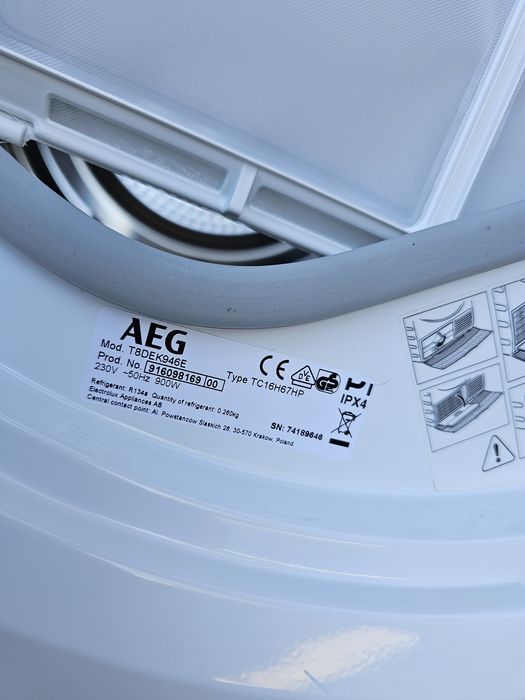 Сушилня с термопомпа AEG 8000 Series