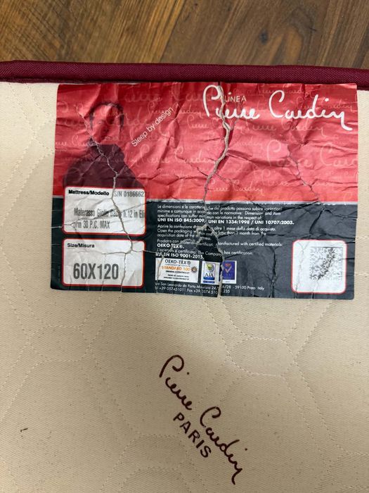 PIERRE CARDIN бебешки матрак 60/120/12  см