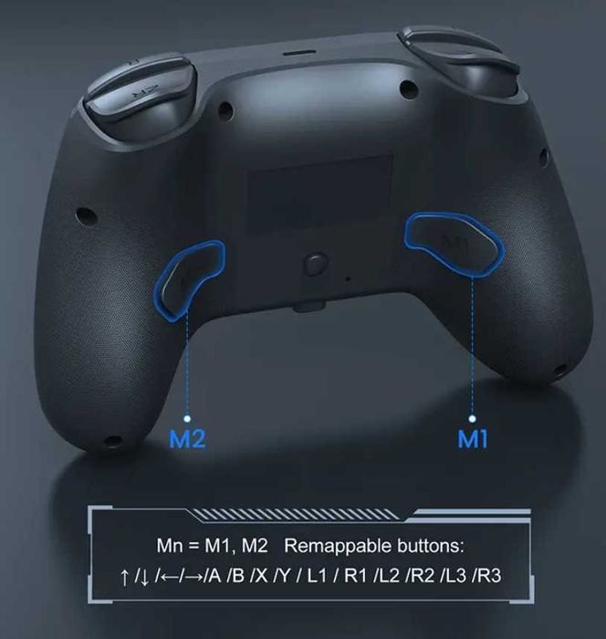 Controller wireless TOPWOLF HS-SW2504-BT pentru Nintendo Switch 2 – Hall Effect – RGB