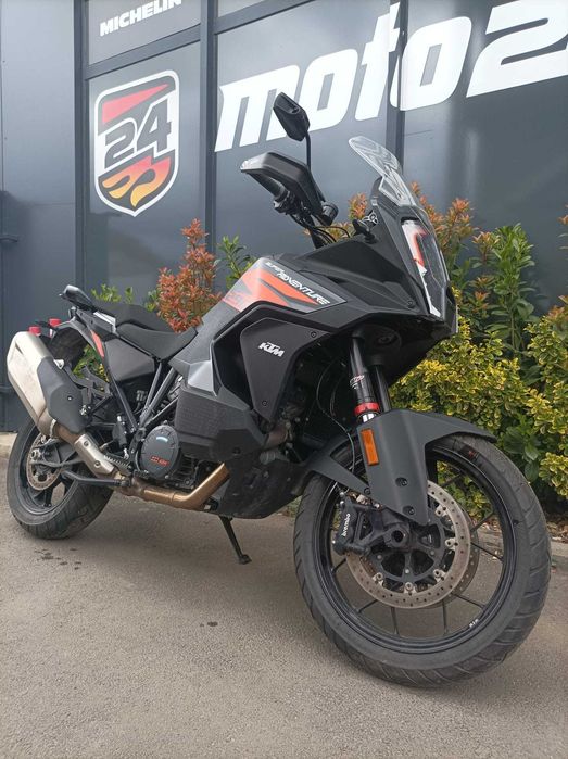 Plaque Extension Béquille Latérale KTM 1290 Super Adventure S 2021-2024 - CNC Aluminium Noir