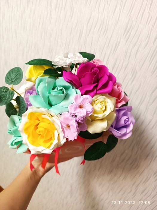 Мыльные розы в наличии