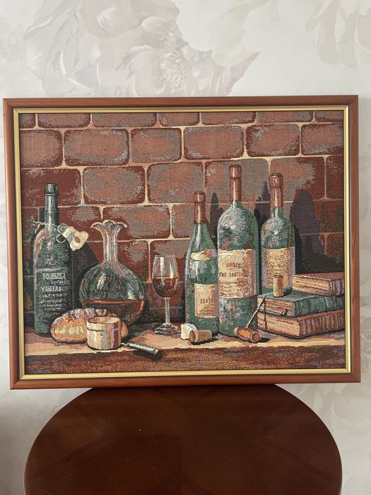 Картина гобелен в багете