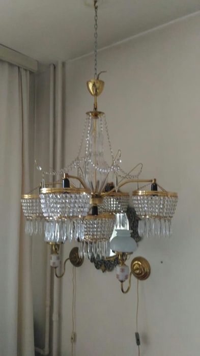 продам люстру хрустальную