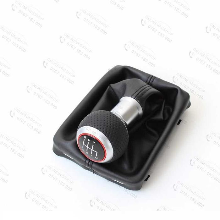 Nuca piele S-line cu manson schimbator Audi A4 B8, B8,5, A5,A6 4F ,Q5