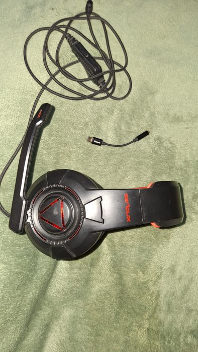 Căști Serioux over-ear + adaptor Baseus USB-C, stare foarte bună.