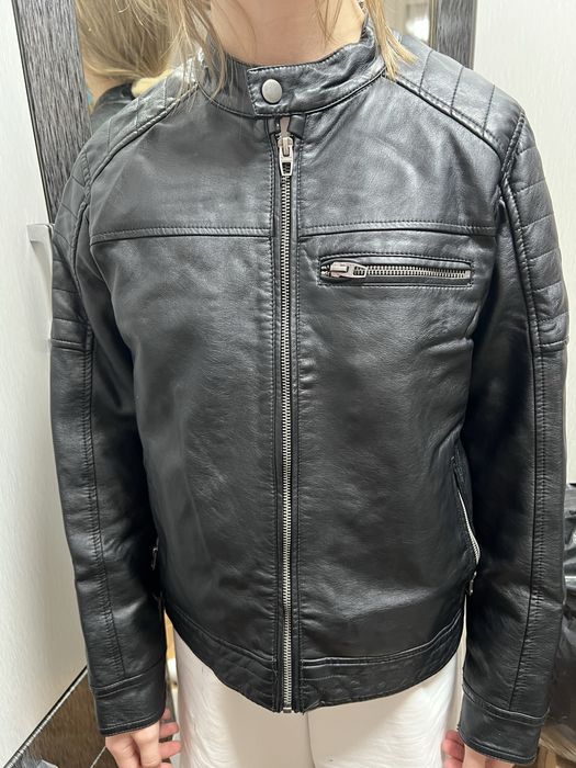 Куртка кожанная подростковая