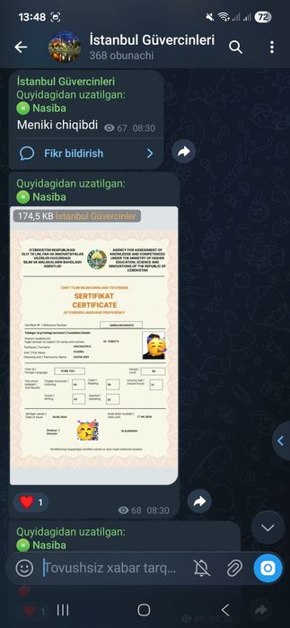 Kurslarimiz online va offline mavjud