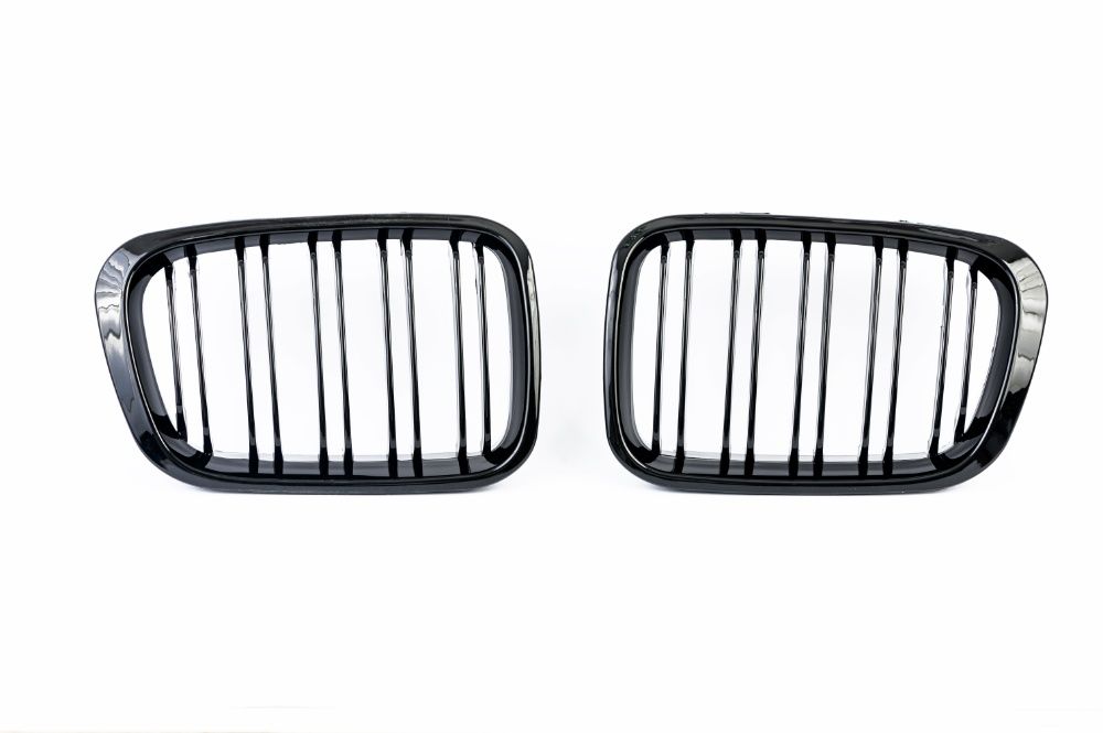 Бъбреци Решетки за БМВ BMW E46 Преди Фейслифта 98-01 Черен Гланц