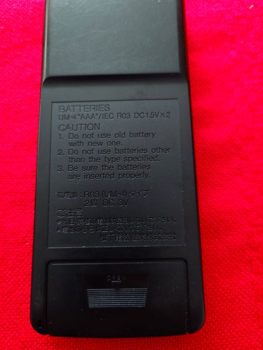 Telecomanda originala Technics rak SC 301x