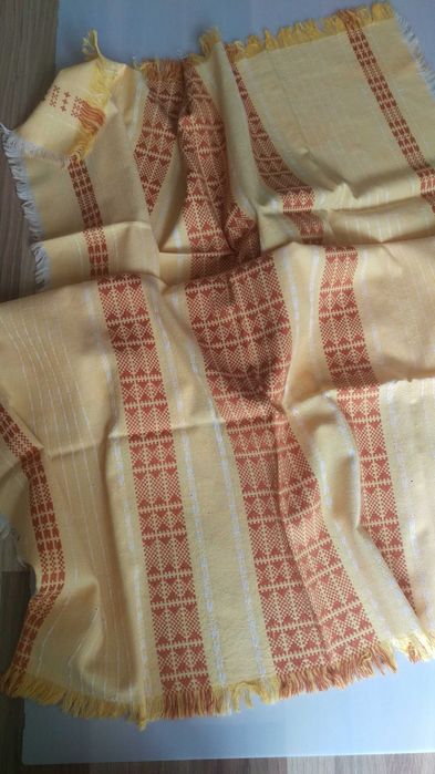 Антична среда на 20-ти век покривка за маса, лен