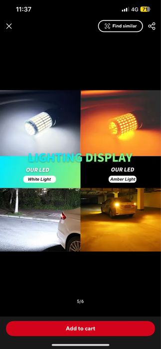 LED крушки W21/5W 6000K T20 2100LM CANBUS