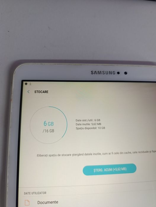 Tableta samsung a6 display 10 inch cu slot sim 32gb și 2gb ram