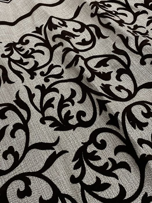 Шторы жаккард серебро