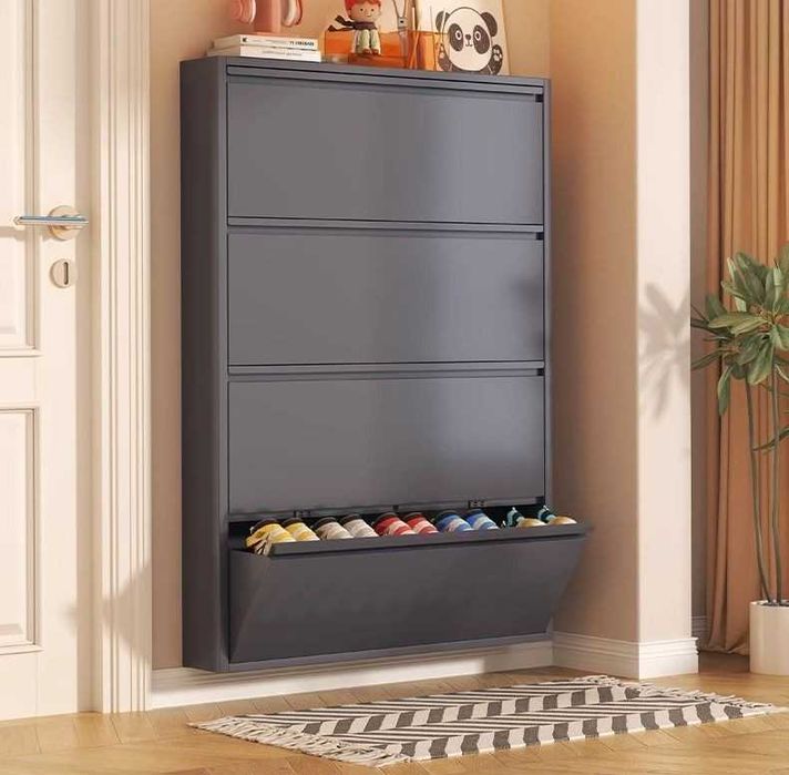 Tor devor shkafi/po‘latdan/yumshoq yumaloqlangan chetlar