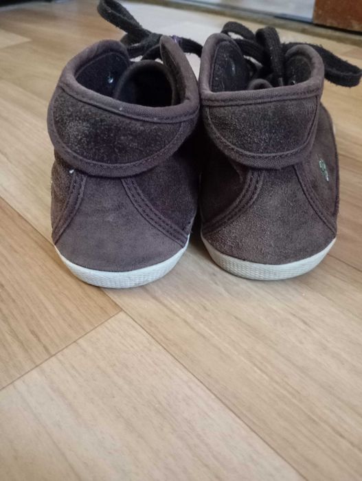 Боти естествен велур Lacoste и апрески Converse All Star