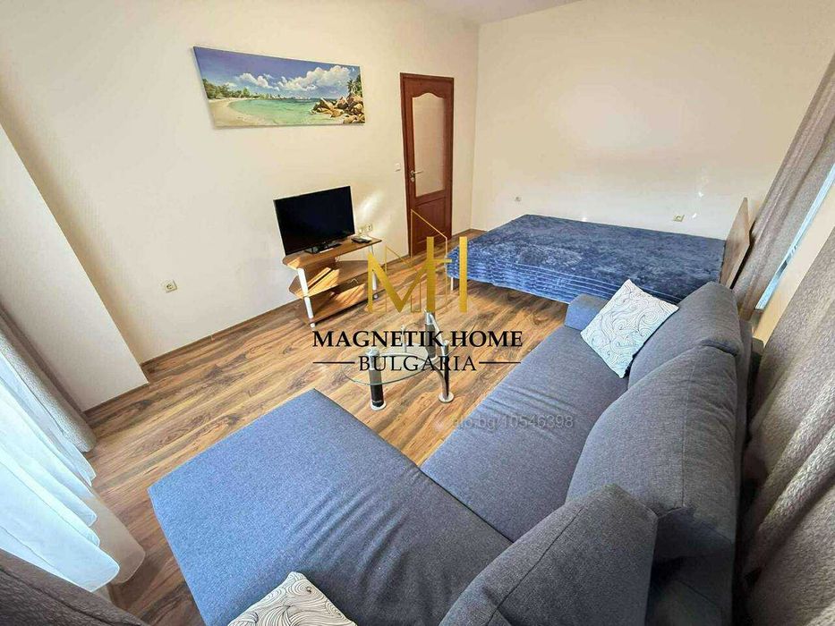 Дава се под наем Двустаен апартамент в Бургас, Лазур - 60 кв.м за 408 € - Снимка #1