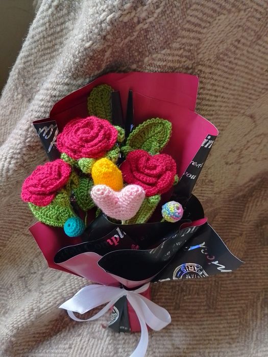 Цветя ръчна изработка