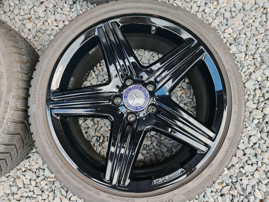 Jante originale Mercedes A B C E Class AMG 225 40R18 XL iarnă 2021