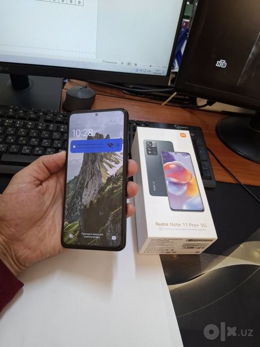 Redmi note 11pro+5G 12/256gb ideal ochilmagan usta kurmagan aybi yuq