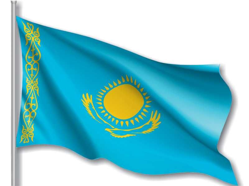 Флаг Республики Казахстан