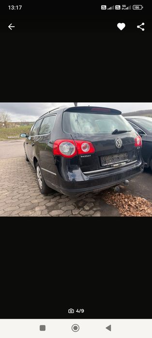 Față completă bot VW Passat B6 negru LC9X bară faruri trager radiatoare capotă
