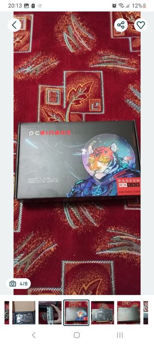 Vând Placa video AMD PCWinMax Radeon RX 580, 8GB GDDR5, 256-bit