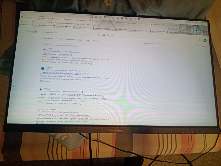 Monitor 24" ViewSonic VA2406-H  defect