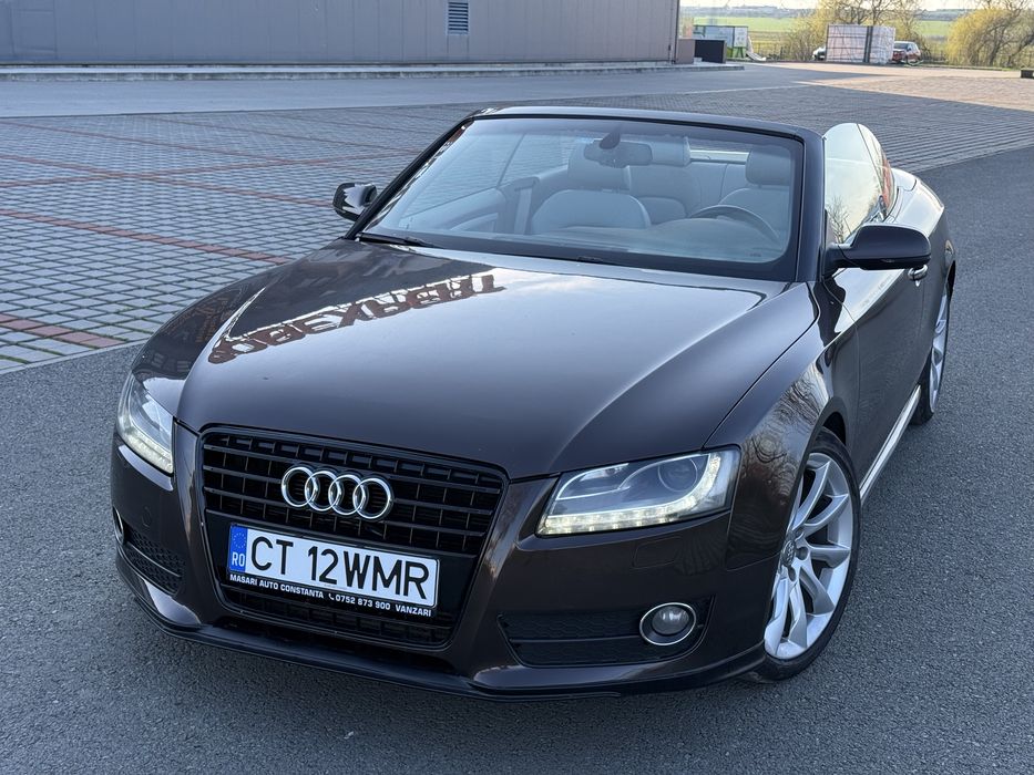 Audi A5•Cabrio•3.0 Tdi 245Cp•E5•Rate La Parc •S Line•Finantare