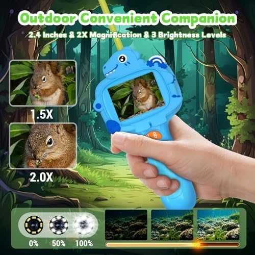 Нов Детски бороскоп 1080P с фото видео водоустойчива сонда LED светлини и IPS екран