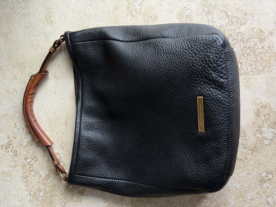 Geanta Marc Jacobs din piele naturala, neagra, stare buna