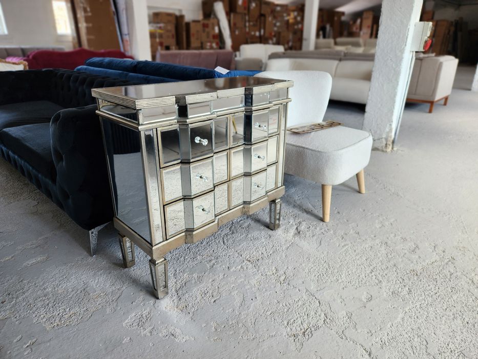 NOU Comoda cu 6 sertare, oglinda