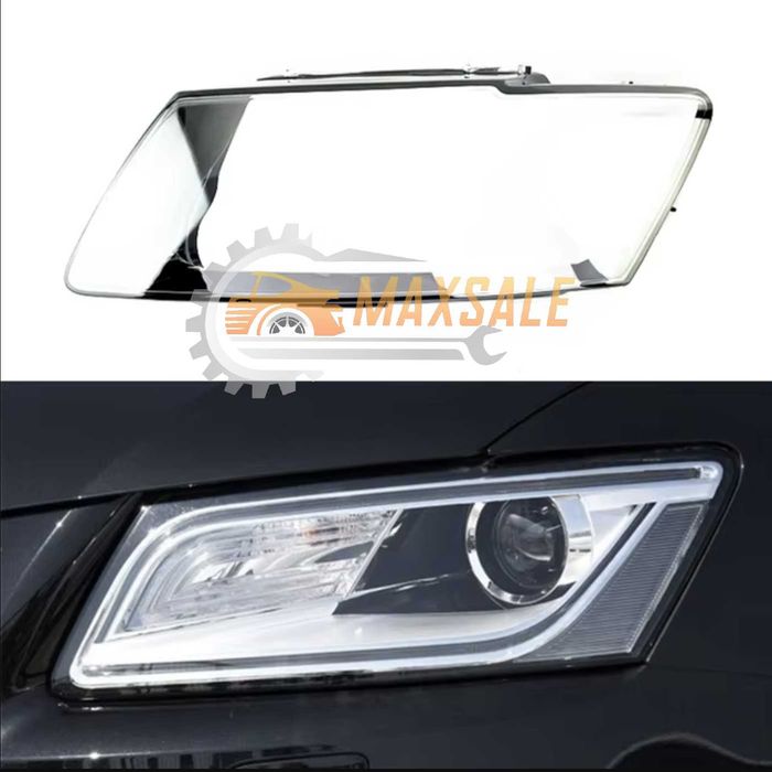 Капаци фарове Audi Q5 (13-17) фар ауди кю5 комплект стъкло джип