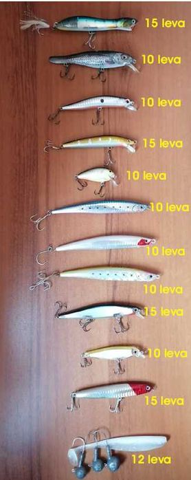 Воблери разни видове