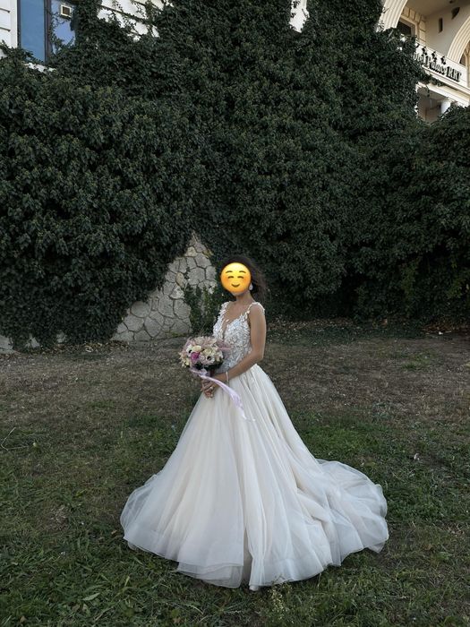 Rochie de mireasa cu corset, mariema M