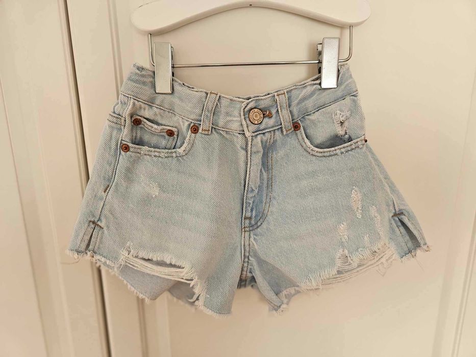 Детски къси дънкови панталони Zara 6 години 116 см