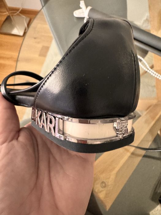 Karl Lagerfeld кожени луксозни сандали, 36