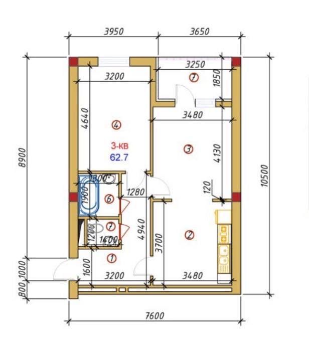 5 квартир в ЖК Nukus Avenue