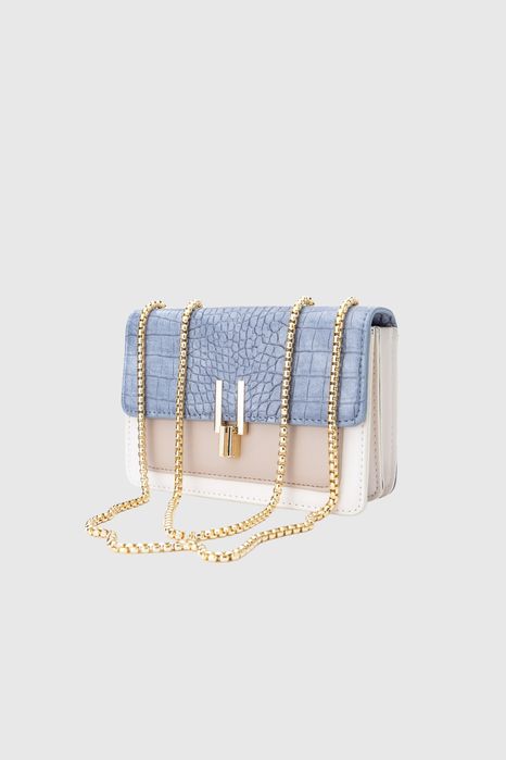 НОВО! ЛИКВИДАЦИЯ! Дамска чанта "Патриция" с крокодилски десен