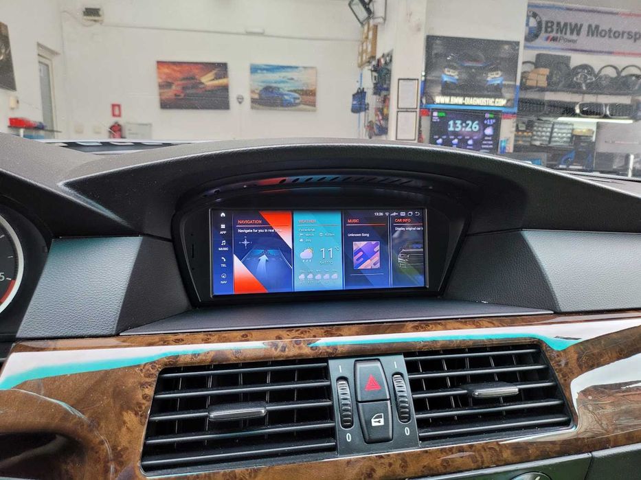 Навигация Android 14 8GB RAM 128GB HDD BMW E60 E61 E63 E90 E92 БМВ Е60 Е61 Е63 Е90 + Apple Carplay