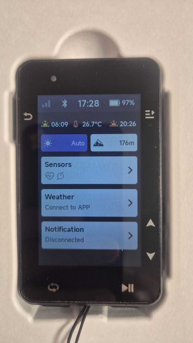 GPS BIKE COMPUTER iGS630 и датчици за скорост каданс