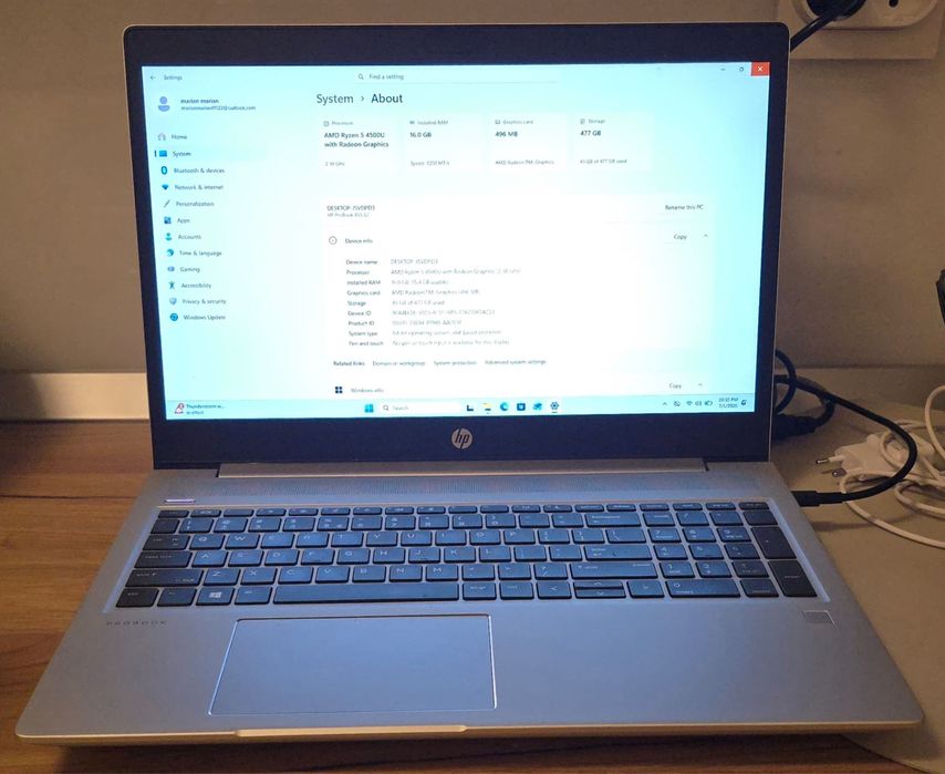 Laptop HP Probook G7