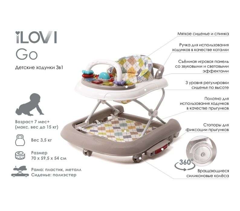 Ходунок для детей iLovi