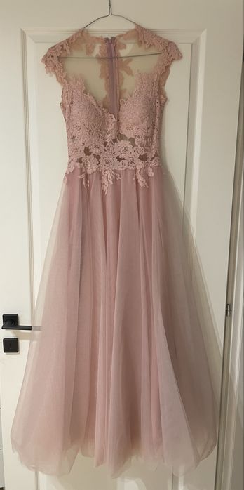 Rochie de seara dantela voal