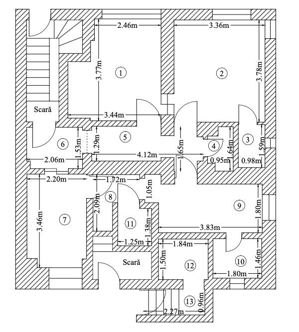 PROPRIETAR: Spațiu pentru Birouri/Cabinete – 60.2 mp + 23 mp Curte