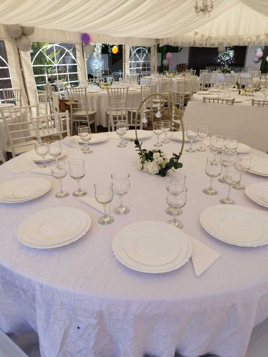 Cort Evenimente / Pavilioane / Mese / Scaune / Decor