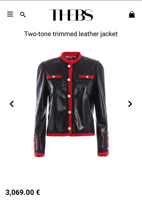 Geaca de piele Gucci 38