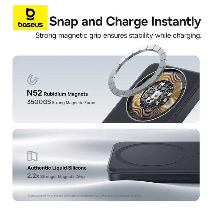 Baseus Magsafe PowerBank Qi2 22.5W 10000mAh. Есть доставка